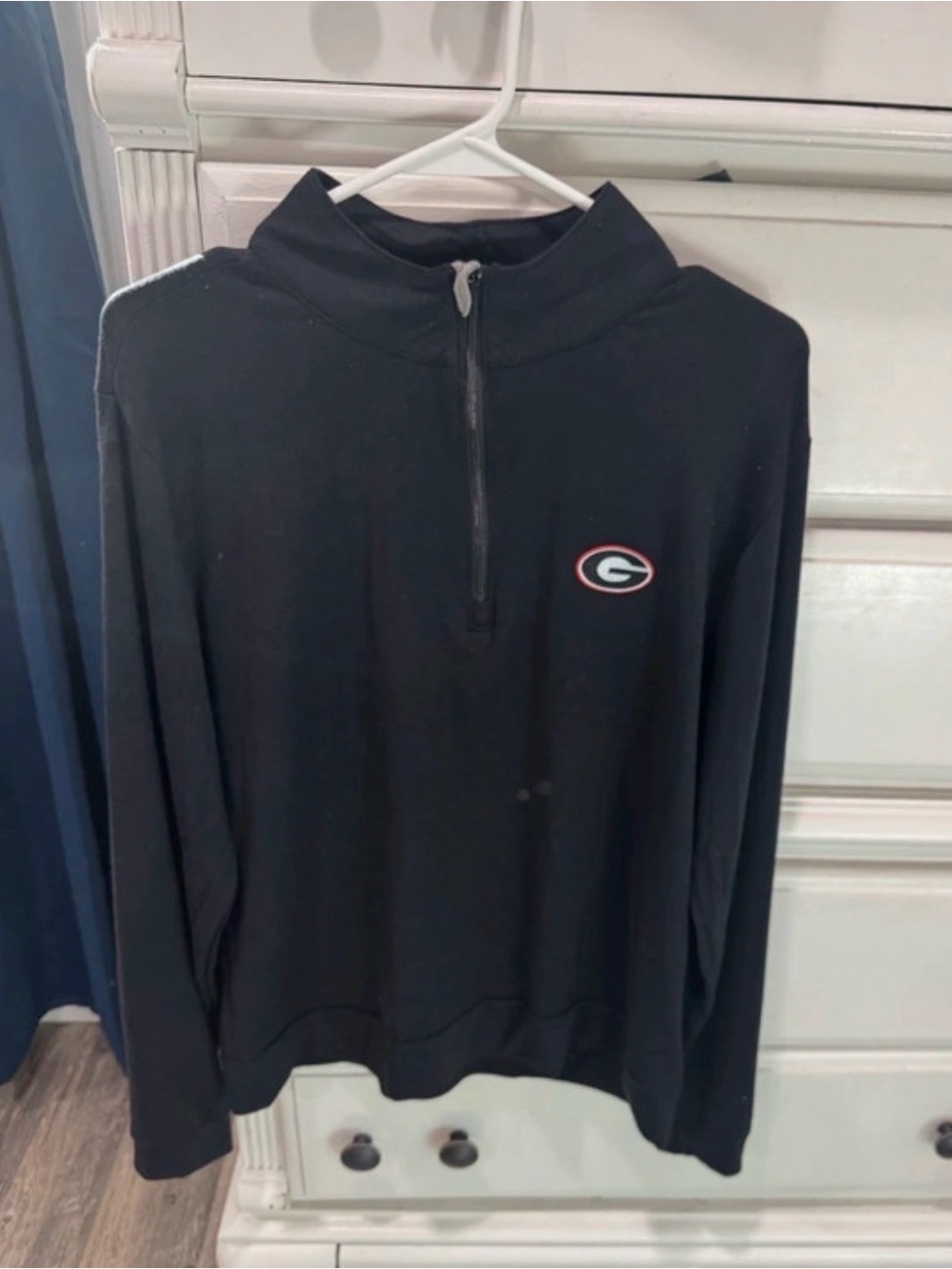 UGA League Black Quarter-Zip Pullover